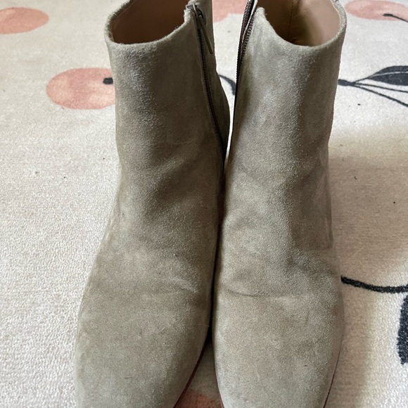 VIA SPIGA GREY SUEDE ANKLE BOOTS - Picture 2 of 6